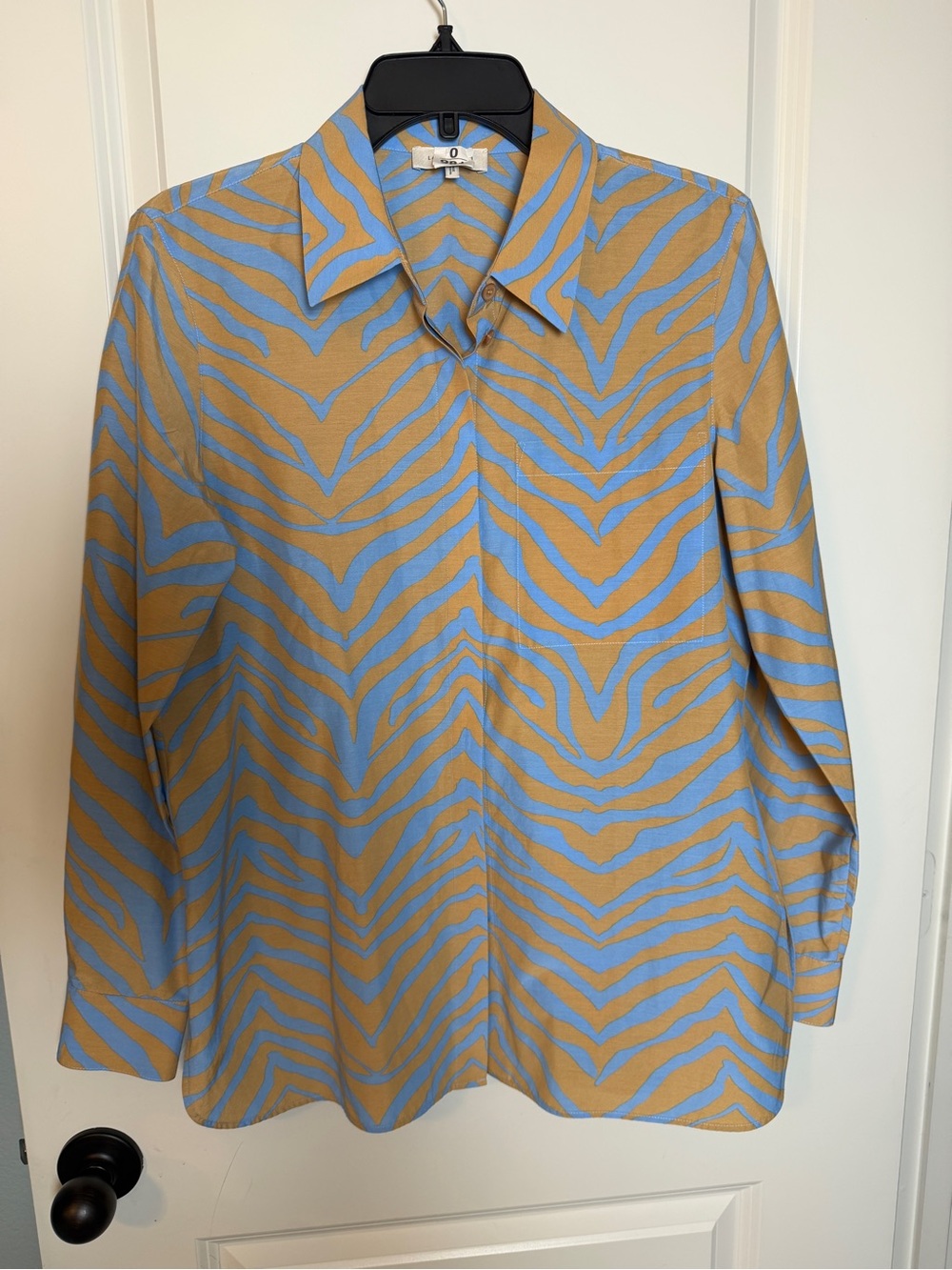 Lafayette 148 Animal Print Blouse